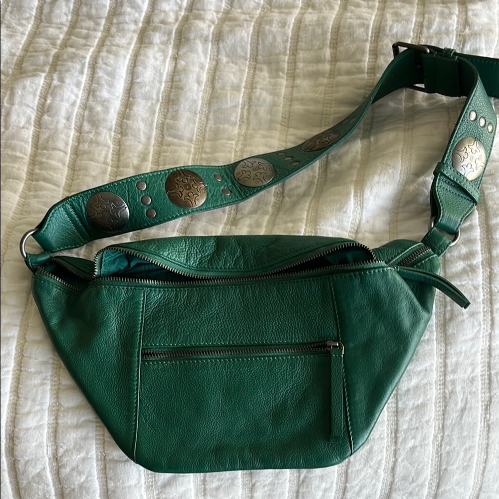 Green Leather Women's Bag
